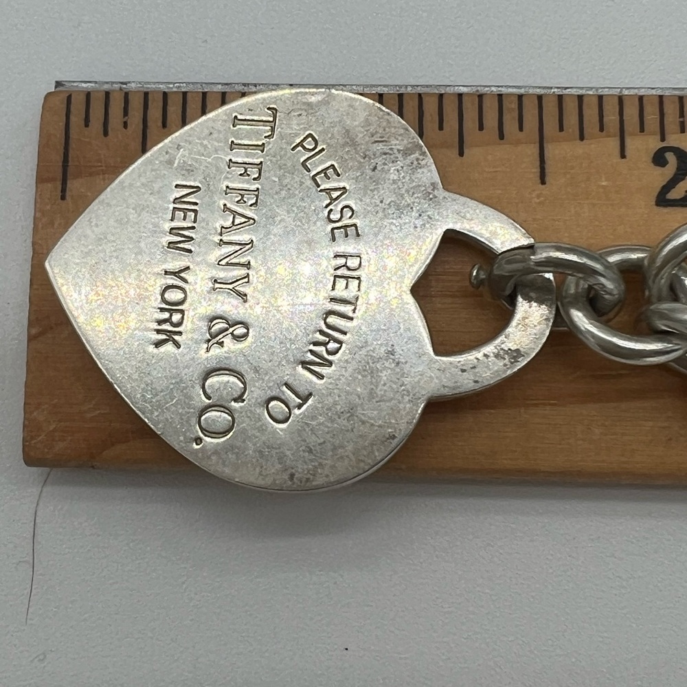 🔴Authentic EXTRA LAEGE TIFFANY & CO Vintage RTT Heart Pendent Link Necklace 🔴 - Picture 14 of 14